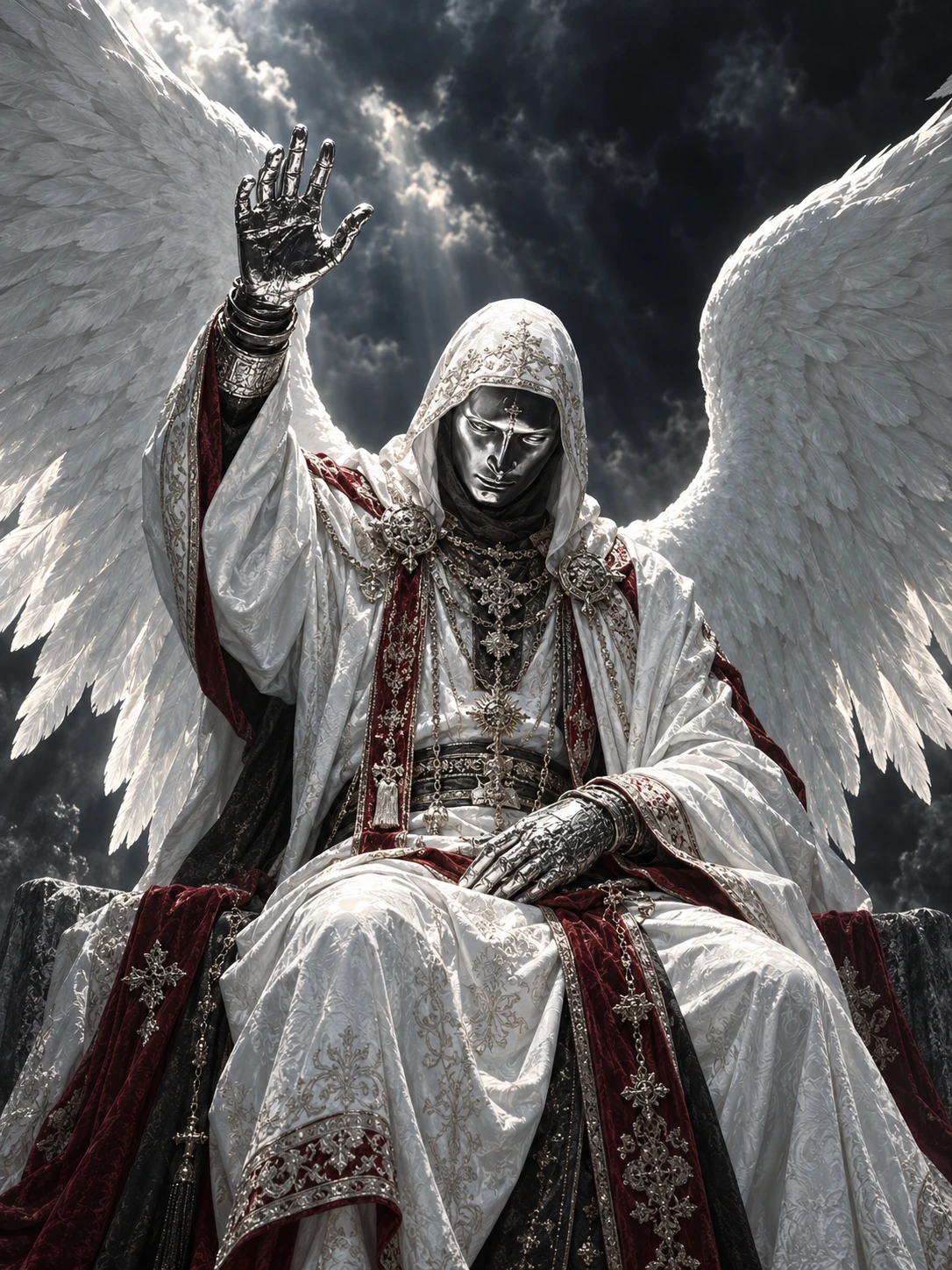 A winged guardian representing first-party execution